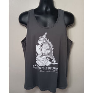 Eeyore's Birthday Adult Large T-shirt Tank Top Festival Tee 2025 Austin Gray EUC